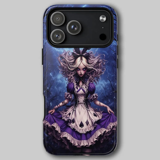Alice MagSafe phone case with dark gothic fantasy art.
