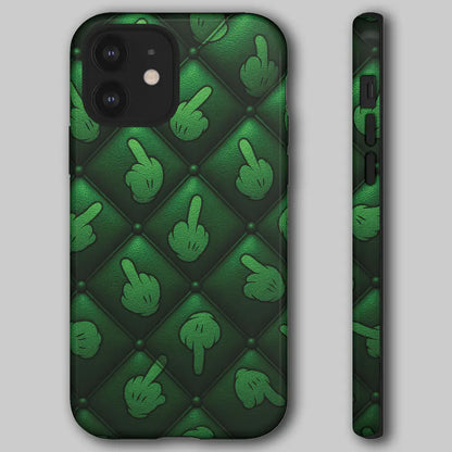 Front and side view of Finger Envy case showing raised camera bezel.