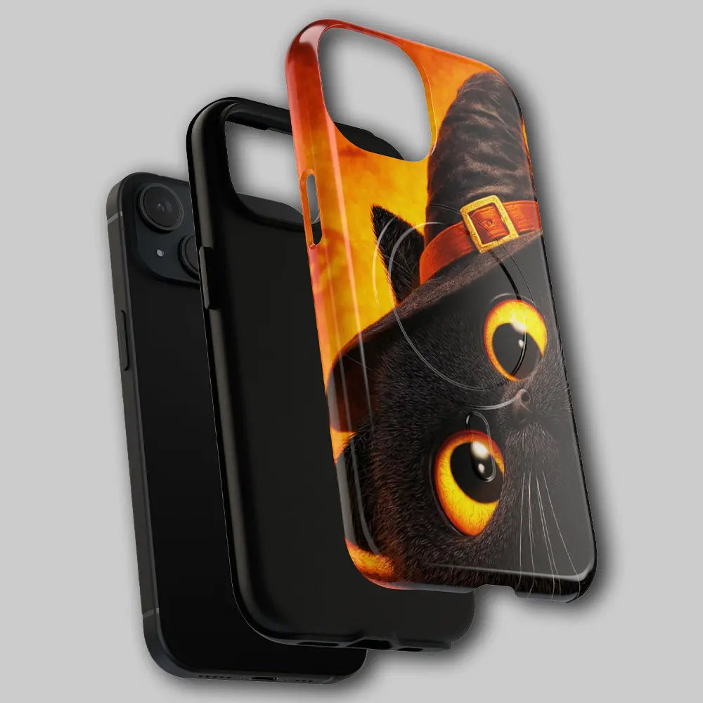 Exploded view of MagSafe ring layer inside tough case.